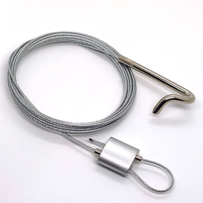 Steel Wire Rope Loop Kit Cable Gripper With Stud Two Way Aircraft Cable Hanging Kit