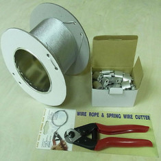 Easy Installation Wire Rope Looping Gripper For Hanging kits