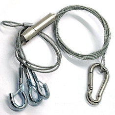 Wire Rope Suspension Kit Adjustable Flower Hanging System