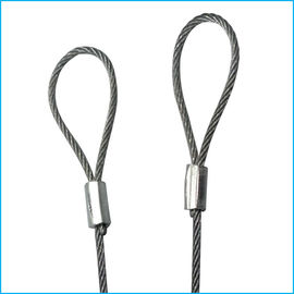 Steel Wire Rope Sling 1.2mm 7x7 With Loop 1000mm For Security Cable