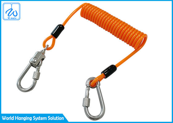 100cm 7x7 Coated PU Extension Spring Safety Cable