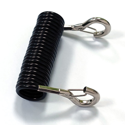 High Quality Tpu Retractable Tether Spring Coiled Bungee Tool Lanyard