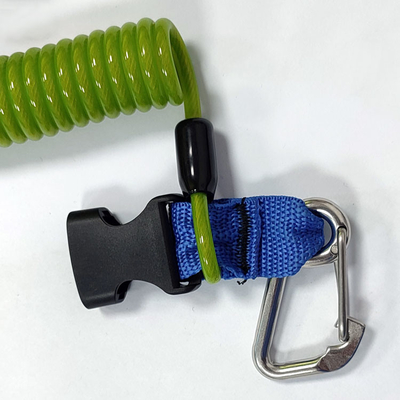 Retractable Fishing Rod Safety Lanyard Webbing Tool Spring Lanyard Belt