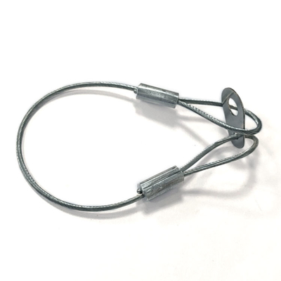 Wire Rope Eye To Eye Sling Stainless 316 For Security Lanyards