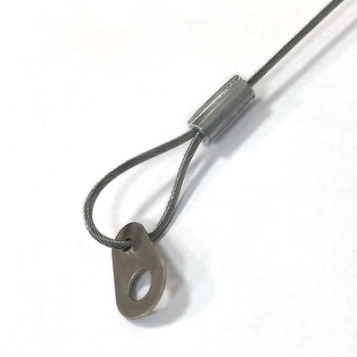 Wire Rope Eye To Eye Sling Stainless 316 For Security Lanyards