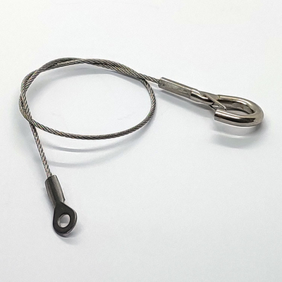 High Quality Galvanized Stainless Steel Wire Rope Assembly With Stainless Eyelet Terminals