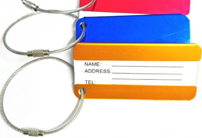 Wire Rope Ring Tags Wire Ring Tag Cable Loop Key Ring , Luggage / Clothing Tag Wire Rope ...