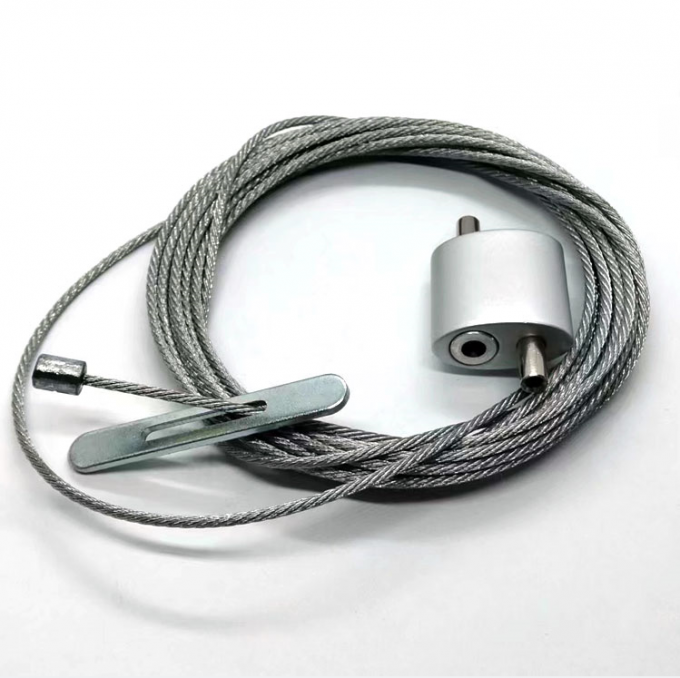 20*20MM Adjustable Wire Rope Grip Lock For Cable With Loops