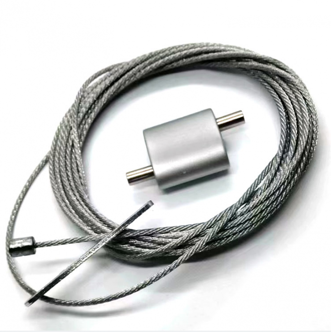 20*20MM Adjustable Wire Rope Grip Lock For Cable With Loops