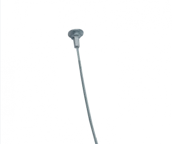 Galvanized 1.5MM Wire Rope With Zinc Head For Hanging Structure