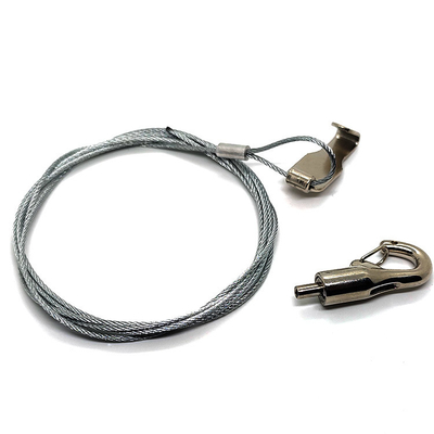Gallery Hanging System Track Accessory Cable Gripper Snap Hook For Sign Hanging