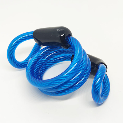 High Tensile Vinyl Coating Galvanized Cable Spring Lanyard Sling For Automobile Door Bolt