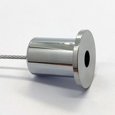 Brass Chrome Ceiling Coupler Attachment Steel Wire Rope Ceiling Connector