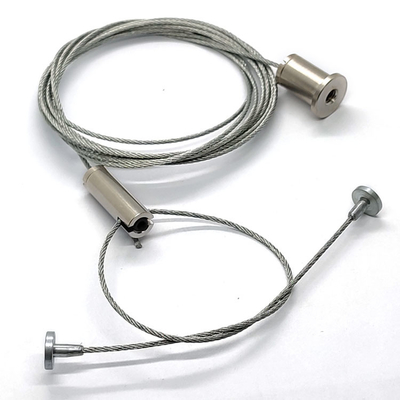 Light Suspension Kit With Adjust Cable Gripper And Stainless Wire Rope