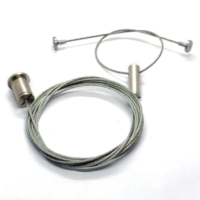 Light Suspension Kit With Adjust Cable Gripper And Stainless Wire Rope