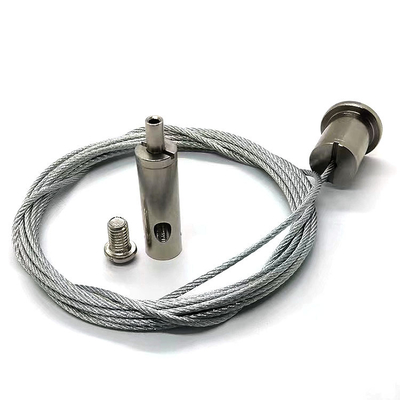 Adjustable Brass Suspension Kit Cable Gripper For LED Lights