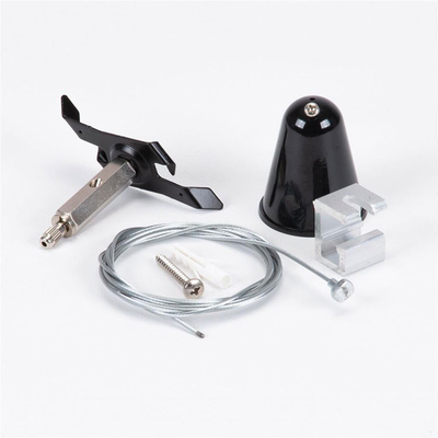 LED Track Lighting Suspension Kits Wire Hanging Kit Cable Grippers With Track Clip