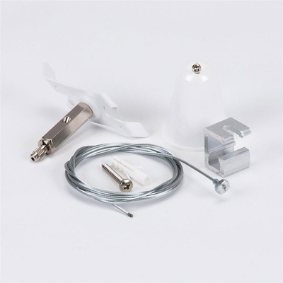 LED Track Lighting Suspension Kits Wire Hanging Kit Cable Grippers With Track Clip