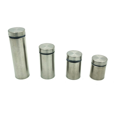 Display Fixture Cylinder Advertising Screw Stainless Steel Stand Off Glass Fixings