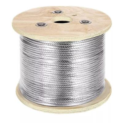 Stainless Steel 304 316 Wire Rope 4mm 1 x 19 7 x 7 Wire Rope