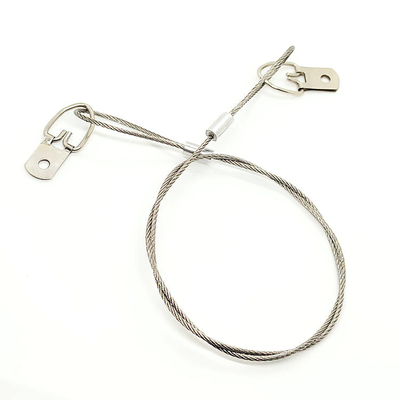 Safety Cable D-Ring Screw Hanger Wire System Stainless Steel Picture Hanging Wire