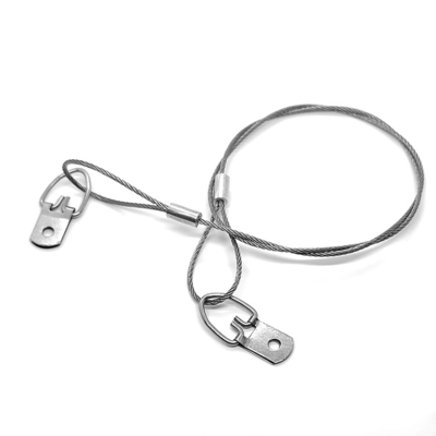 Picture Hanger Wire Stainless Steel Safety Cable Frame Hanging Wire And D-Rings