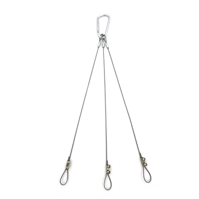 Flower Pot Toggle Hanger Wire Rope Stainless Steel Wire Cable Gripper End Fittings For Hanging Plant Basket