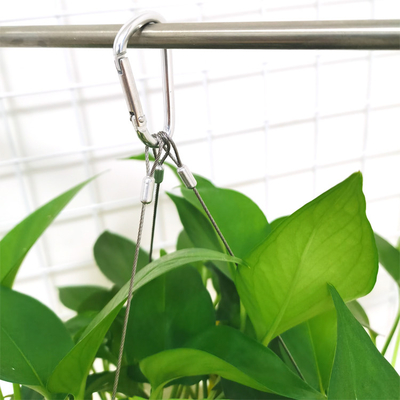 Flower Pot Toggle Hanger Wire Rope Stainless Steel Wire Cable Gripper End Fittings For Hanging Plant Basket