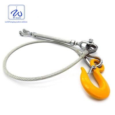 Galvanized Steel Wire Rope Cable Rigging Assembly Reinforced Ferrule Steel Wire Rope Sling For Lifting