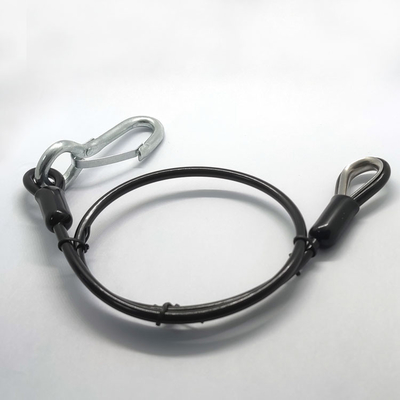 Steel Cable Sling Galvanized Winch Cable Wire Rope Sling With Hook