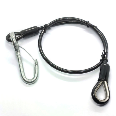 Steel Cable Sling Galvanized Winch Cable Wire Rope Sling With Hook