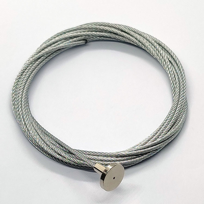 T Shape Terminal Flexible Wire Cable Sling 7X7 Lanyard Stainless Steel Wire Rope