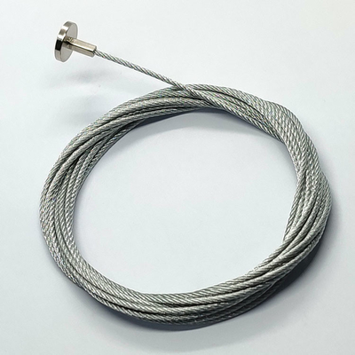 T Shape Terminal Flexible Wire Cable Sling 7X7 Lanyard Stainless Steel Wire Rope