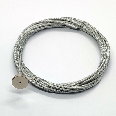 T Shape Terminal Flexible Wire Cable Sling 7X7 Lanyard Stainless Steel Wire Rope