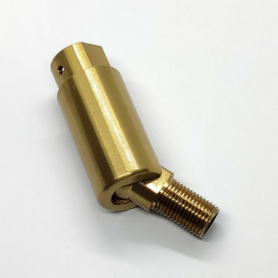 Brass Swivel Joint Fixture Light Cable Gripper 90 - 330 degree