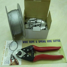 Easy Installation Wire Rope Looping Gripper For Hanging kits