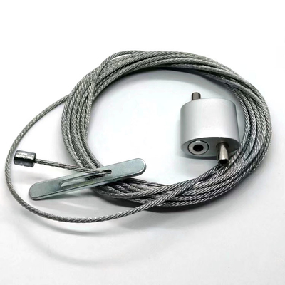 20*20MM Adjustable Wire Rope Grip Lock For Cable With Loops