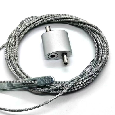 20*20MM Adjustable Wire Rope Grip Lock For Cable With Loops