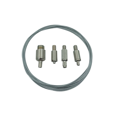 Male Thread Wire Cable Grippers For Lighting System, Hanging And Display