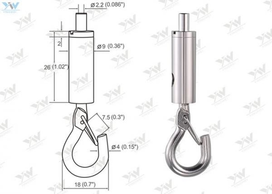 Compatible With Various Cable Types Wire Cable Grippers With Lighting Pendant