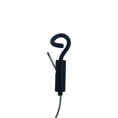 Custom Hanging Fitting Wire Rope Clip Suspension Kit Aircraft Brass Hook Cable Gripper For Display System