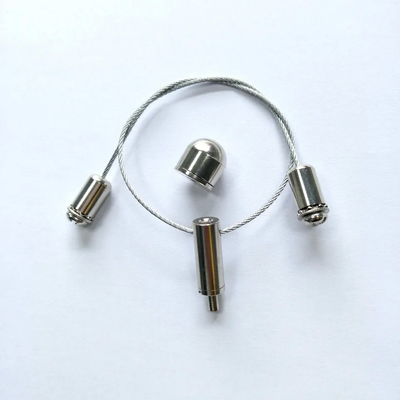 Ceiling Mounted Metal Cable Gripper System for Indoor Lighting