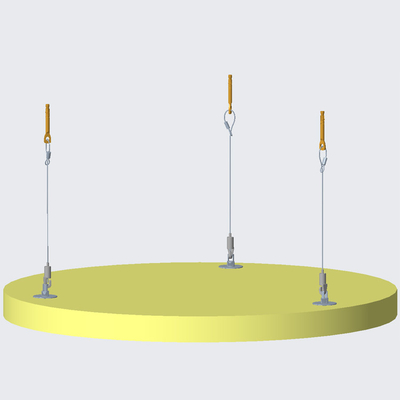 Connect Absorber With Adjustable Wire Kit  For Acoustic Ceiling Suspension System