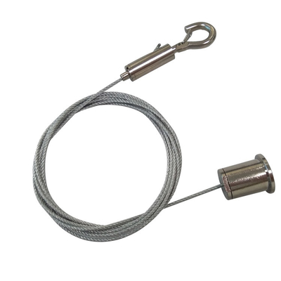 Cable Suspension Kit Ceiling Mounted Metal Cable Hook Gripper System For Sound Dampening Panels