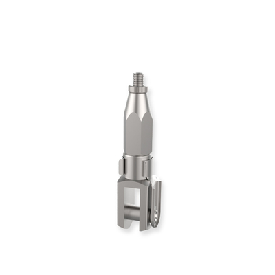 Nickel Plated Suspended Wire Cable Grippers with Locking Feature for Pendant Light