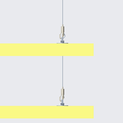 Easy to attach chandelier acoustic panel wire kit suspension system sound deadening material