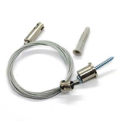 Adjustable Suspension Cable Kit with Gripper for Lighting Systems