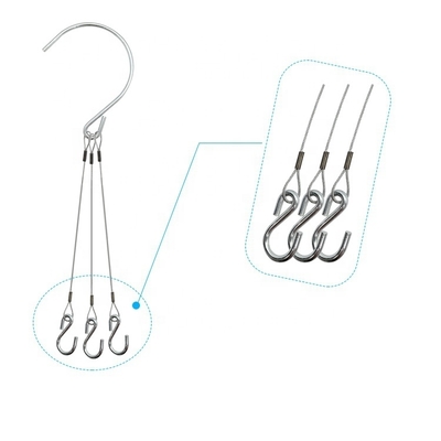 Galvanized Steel Wire Rope Fixing Kit with Double Gripper and Loop