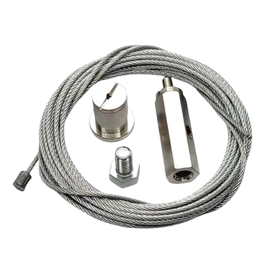 Stainless Steel Cable Gripper Suspension Kit for Lighting Systems