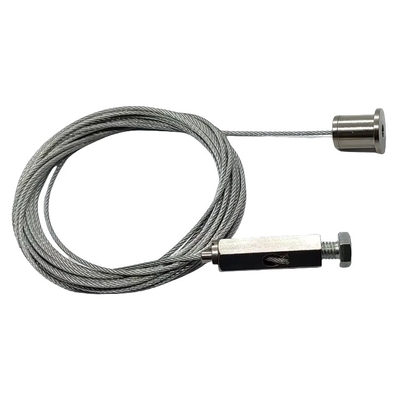 Stainless Steel Suspended Wire Ceiling Lighting System Kit